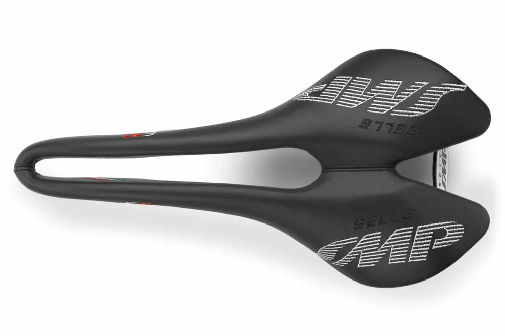 Sedlo SMP F30 Šířka 149 mm Kolejnice z nerezové oceli Černá