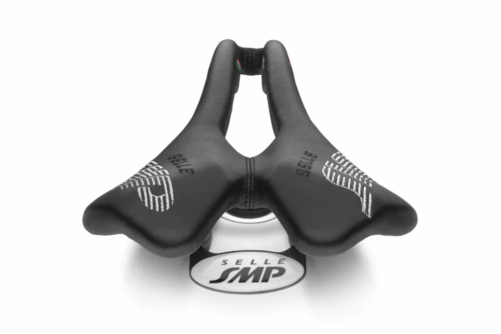 Sedlo SMP F30 Šířka 149 mm Kolejnice z nerezové oceli Černá