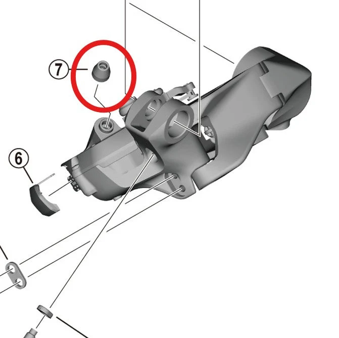 SHIMANO RD-R9250 Ochranné měchy