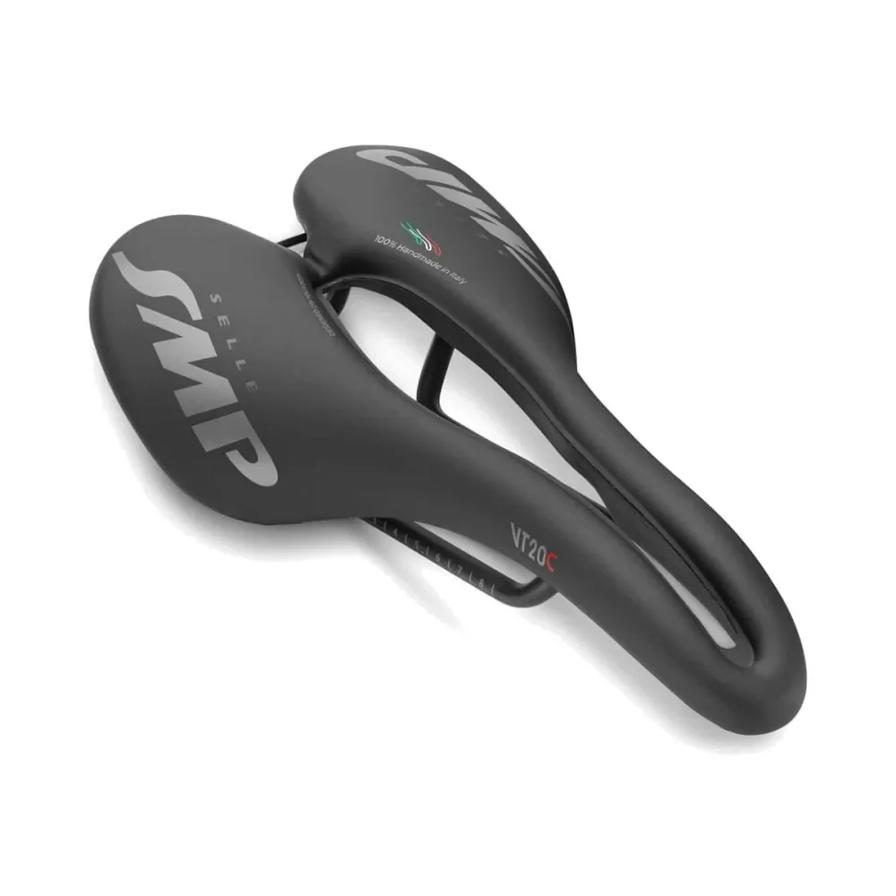 SMP VT20C Sedlo 144mm šířka Černé hliníkové kolejnice