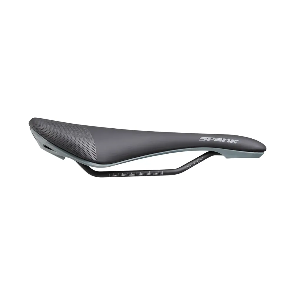 SPANK OOZY 280 144mm sedlo CrMo Rails Grey