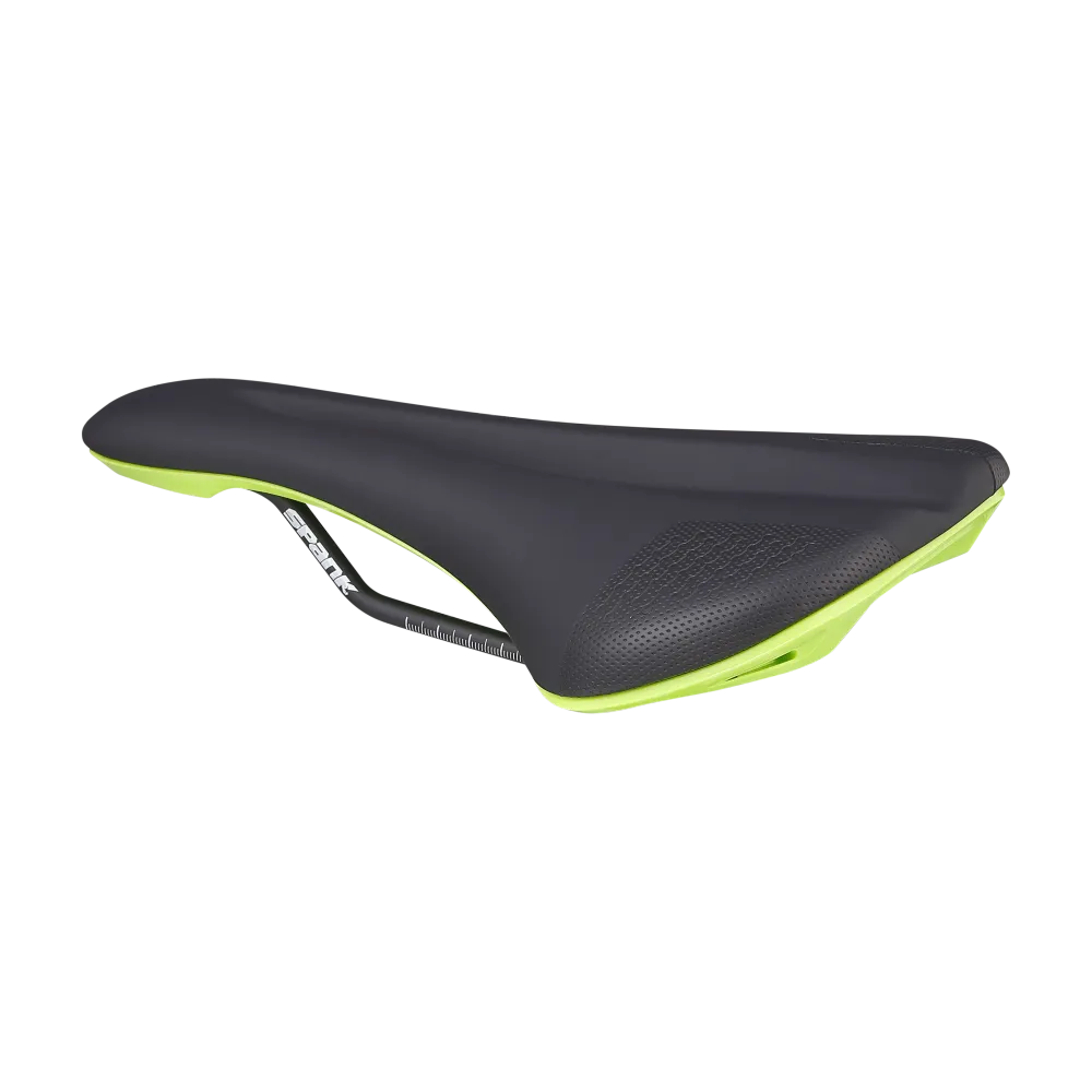 SPANK OOZY 280 144mm sedlo CrMo kolejnice Zelená