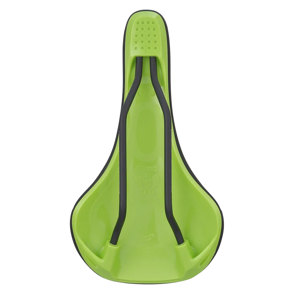 SPANK OOZY 280 144mm sedlo CrMo kolejnice Zelená