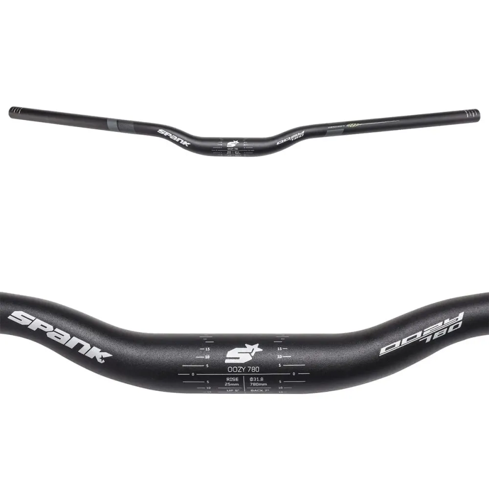 SPANK OOZY TRAIL 780 VIBROCORE Rise 25mm 780mm Black Hanger