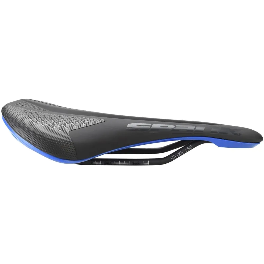 SPANK SPIKE 160 Kožené sedlo CrMo Rails Blue
