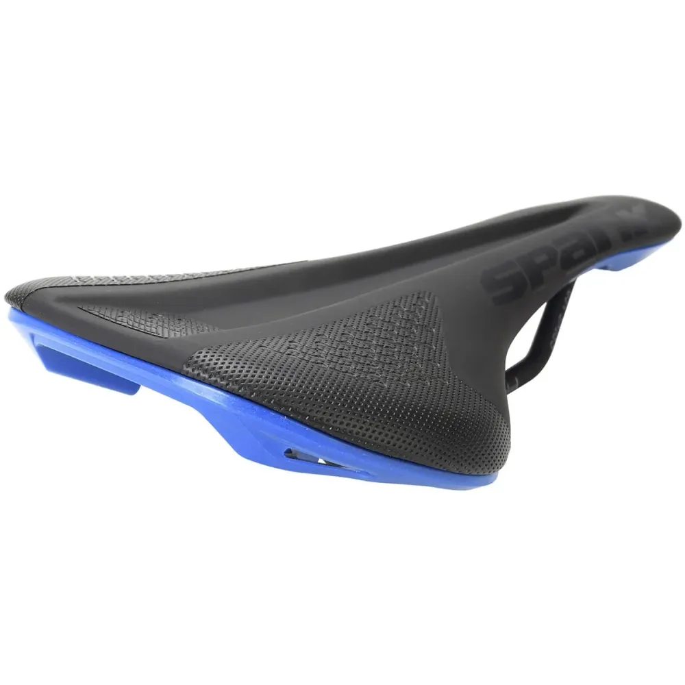 SPANK SPIKE 160 Kožené sedlo CrMo Rails Blue