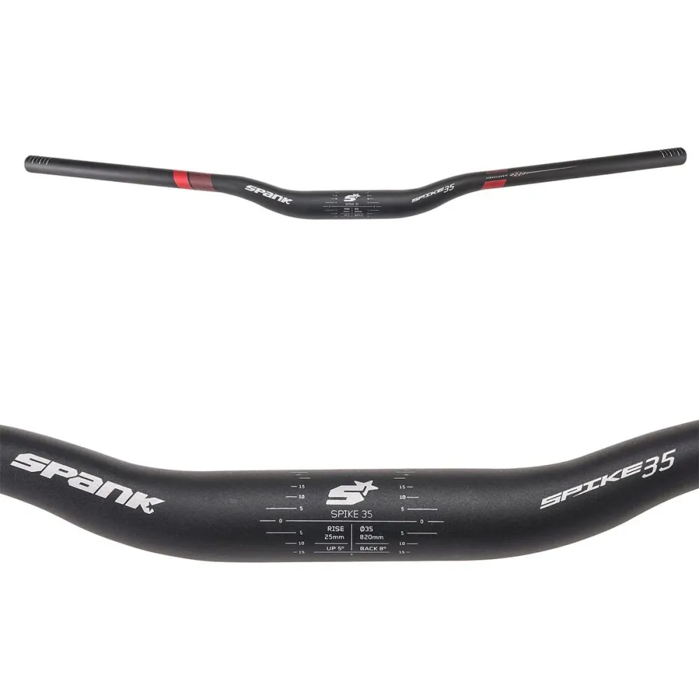SPANK SPIKE 35 VIBROCORE Rise 25mm 820mm Červená řídítka
