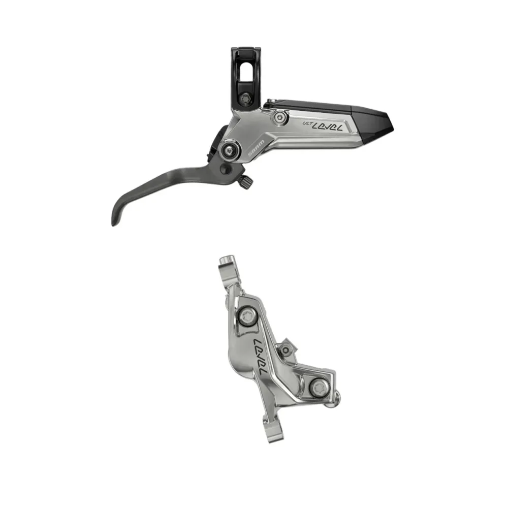 SRAM LEVEL ULTIMATE STEALTH 4pístová přední brzda Stříbrná