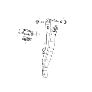 SRAM RED AXS E1 LEVER Levá řadicí páka