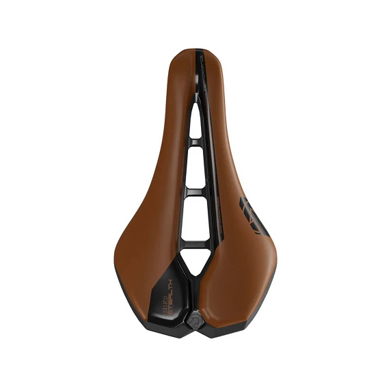 STEALTH PERFORMANCE PRO Sedlo 152mm Nerezové kolejnice Hnědá barva