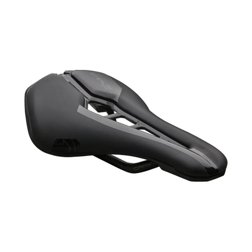 STEALTH TEAM CURVED 142mm PRO Sedlo Carbon Rails Black
