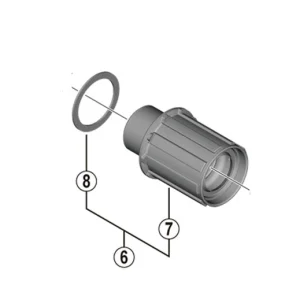 Těleso volnoběžky SHIMANO FH-RS470/171 Typ Shimano HG