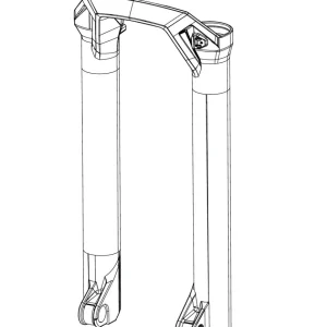 Vidlice ROCKSHOX BOXXER D1 (2024+) 29" červená