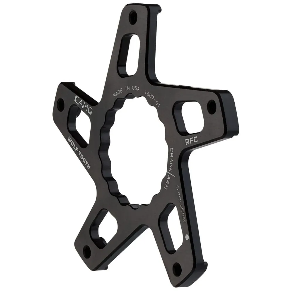 WOLF TOOTH CAMO M8 Raceface Cinch Direct Mount Offset -8mm Black hvězda klikové sady