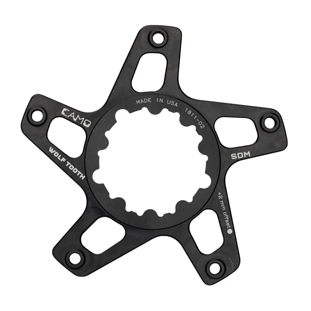 WOLF TOOTH CAMO P2 Sram Offset 4mm Black hvězda klikové sady