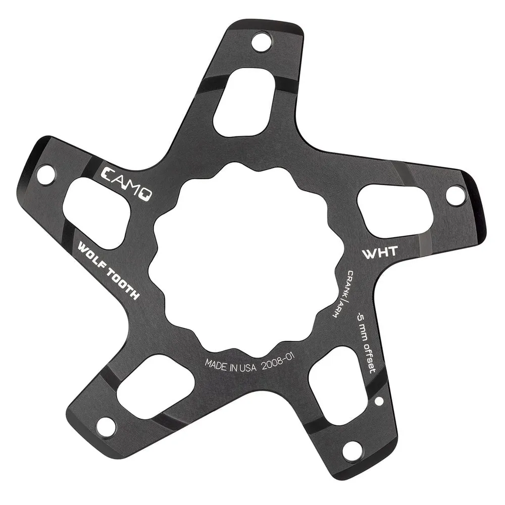 WOLF TOOTH CAMO M5 White Industries Direct Mount Offset kliková sada hvězda -5mm černá