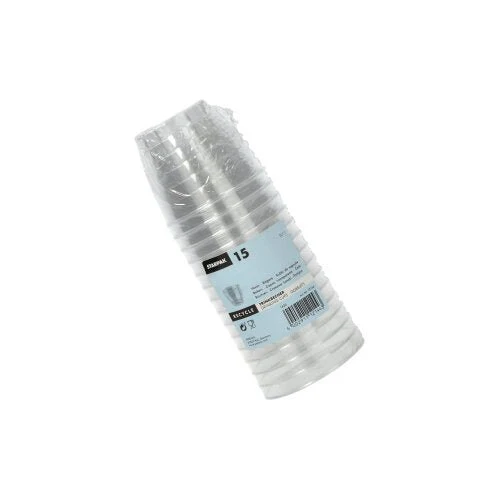 Starpak 15 juomakuppia, PS 0,1 L Ø 6,8 cm · 5,4 cm Kristallinkirkas | Kutistuva kalvo (15 kappaletta)