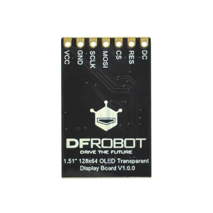 Fermion: 1,51” průhledný OLED displej pro Arduino ESP32 DFRobot