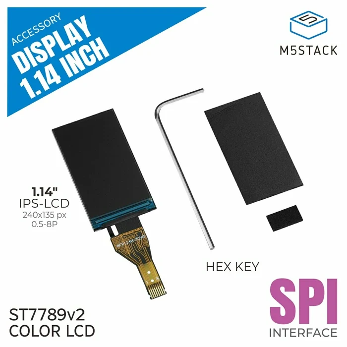 M5Stack Displej 1,14 palce pro sérii StickC