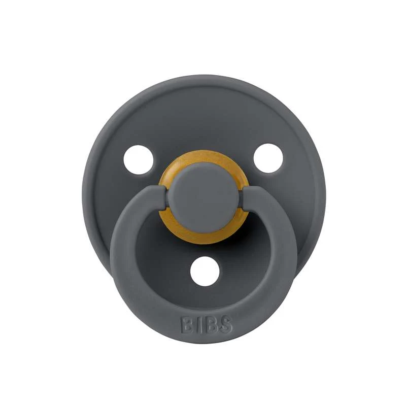 Bibs Kulatý Colour Dudlík - vel. 1 - přírodní guma - Železo