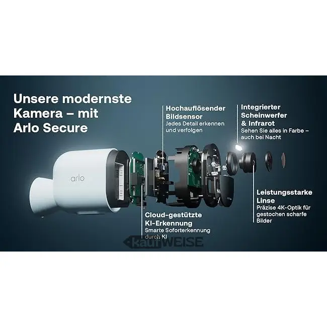 Arlo Ultra 2 4K bezpečnostní systém se 4 kamerami (černý)