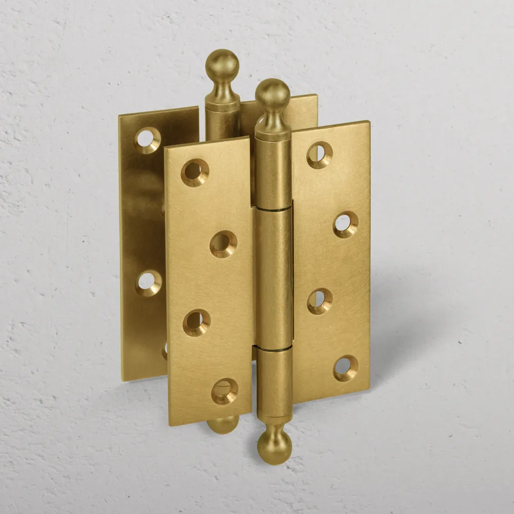 Průchozí dveře Maple Brass Door Hinge Pair FR60 - Antique Zlatý kov