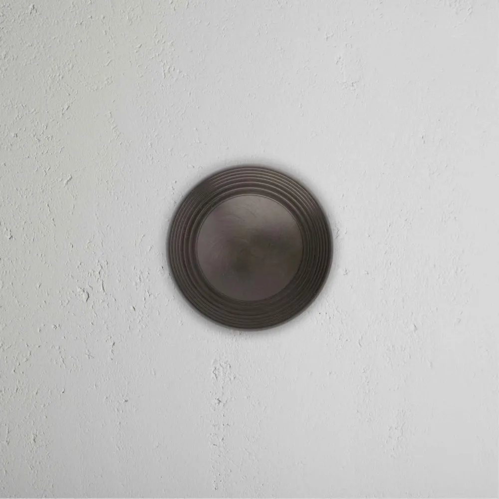 Keyless Entry Poplar Sprung Door Knob - Warm finish