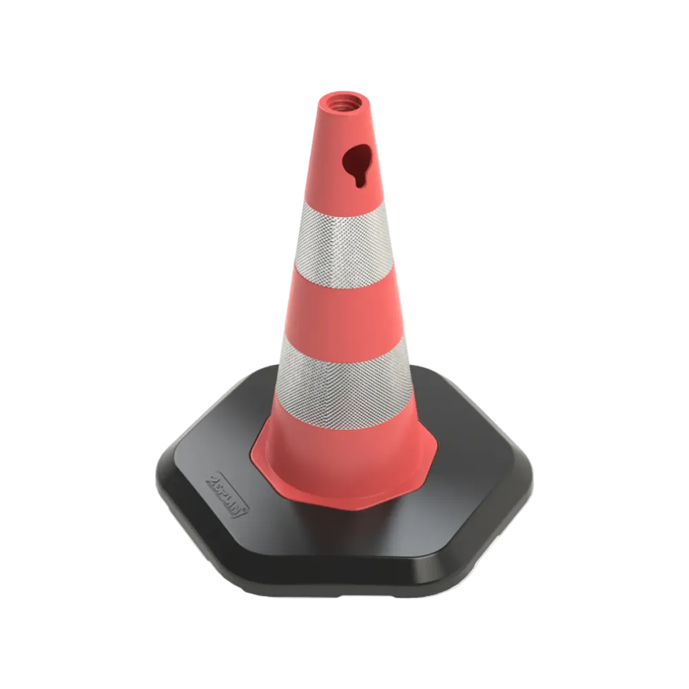 50 cm PVC dopravní kužel - dvojitě reflexní