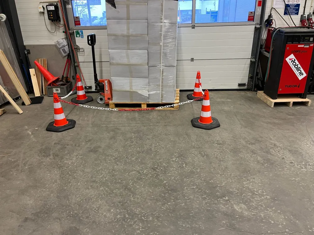 50 cm PVC dopravní kužel - dvojitě reflexní