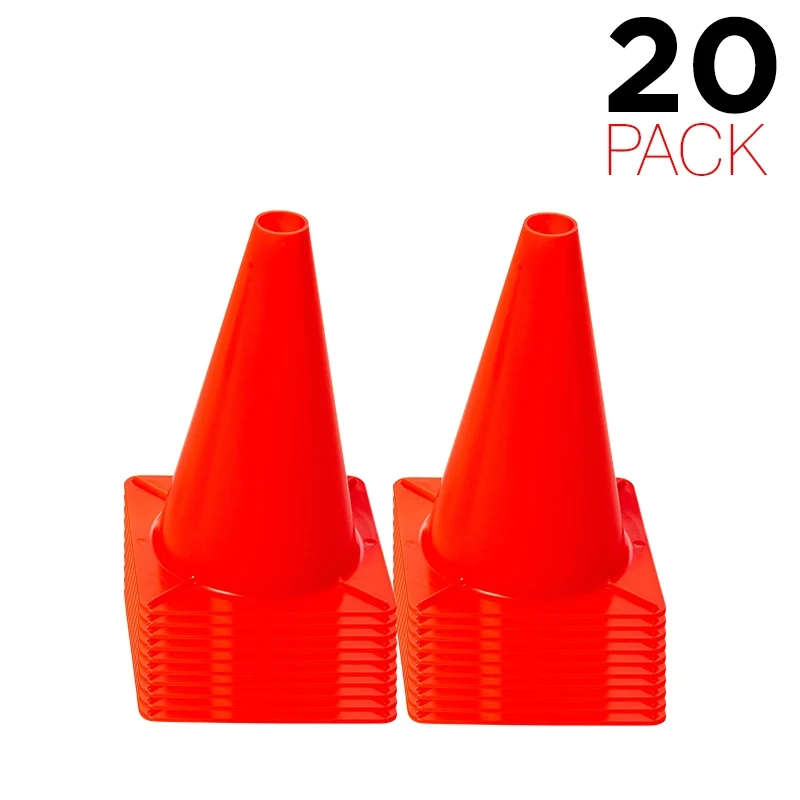 (Balení po 20) Flexibarrier Plast Dopravní kužel 30cm (fluorescenční oranžová)
