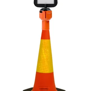 Sada značky pro dopravní kužel – Držák značky + standardní kužel (100 cm)