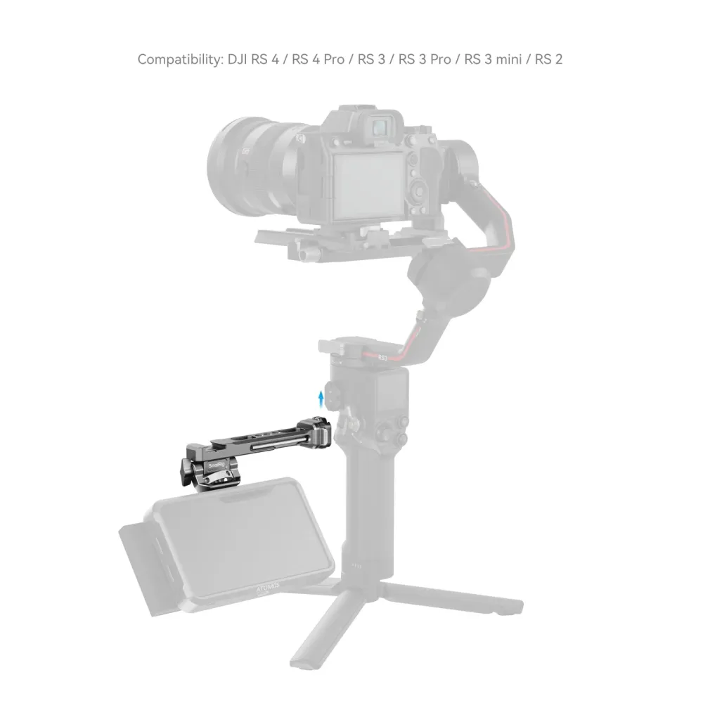 HawkLock H21 držák monitoru pro DJI RS4 Pro, RS4, RS3 Pro, RS3, RS3 Mini, RS2, RSC2 Gimbal SmallRig 4637