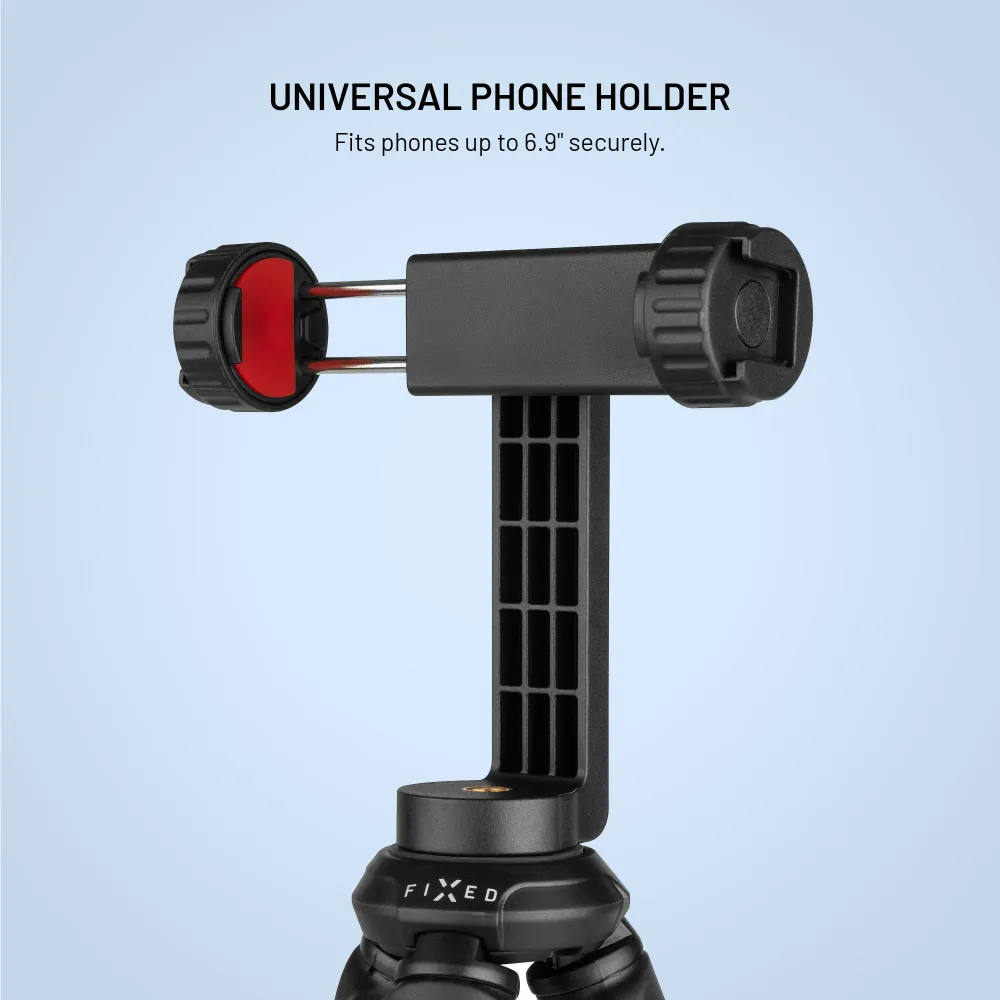 1/4" Držák na telefon FIXED, 1/4" závit, černý