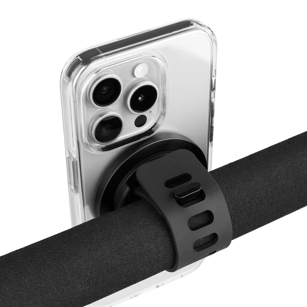 Fitness držák mobilního telefonu FIXED MagGrip Active s MagSafe uchycením, černý
