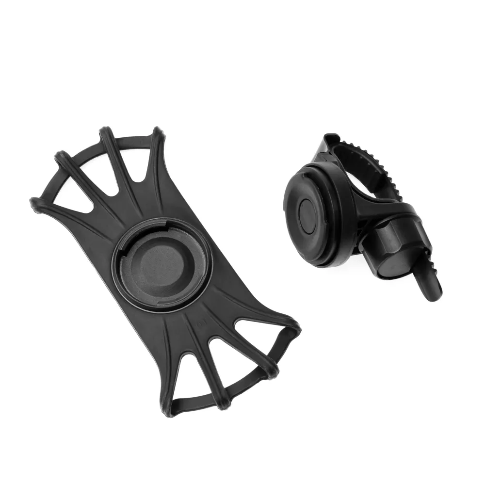 Odnímatelný silikonový držák mobilního telefonu na kolo FIXED Bikee 2, černý FIXED.zone shop