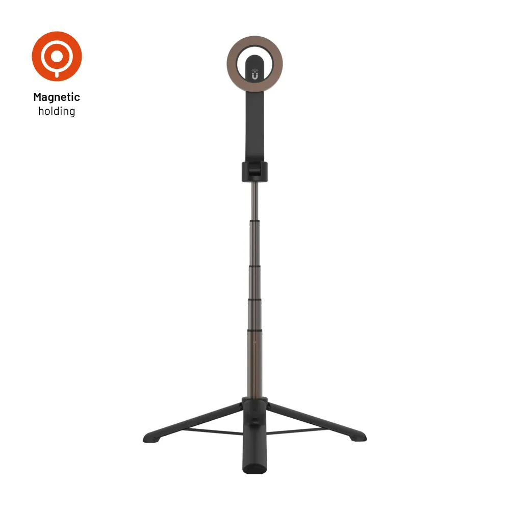 Selfie stick s tripodem FIXED MagSnap s podporou MagSafe bezdrátovou spouští, černý FIXED.zone shop