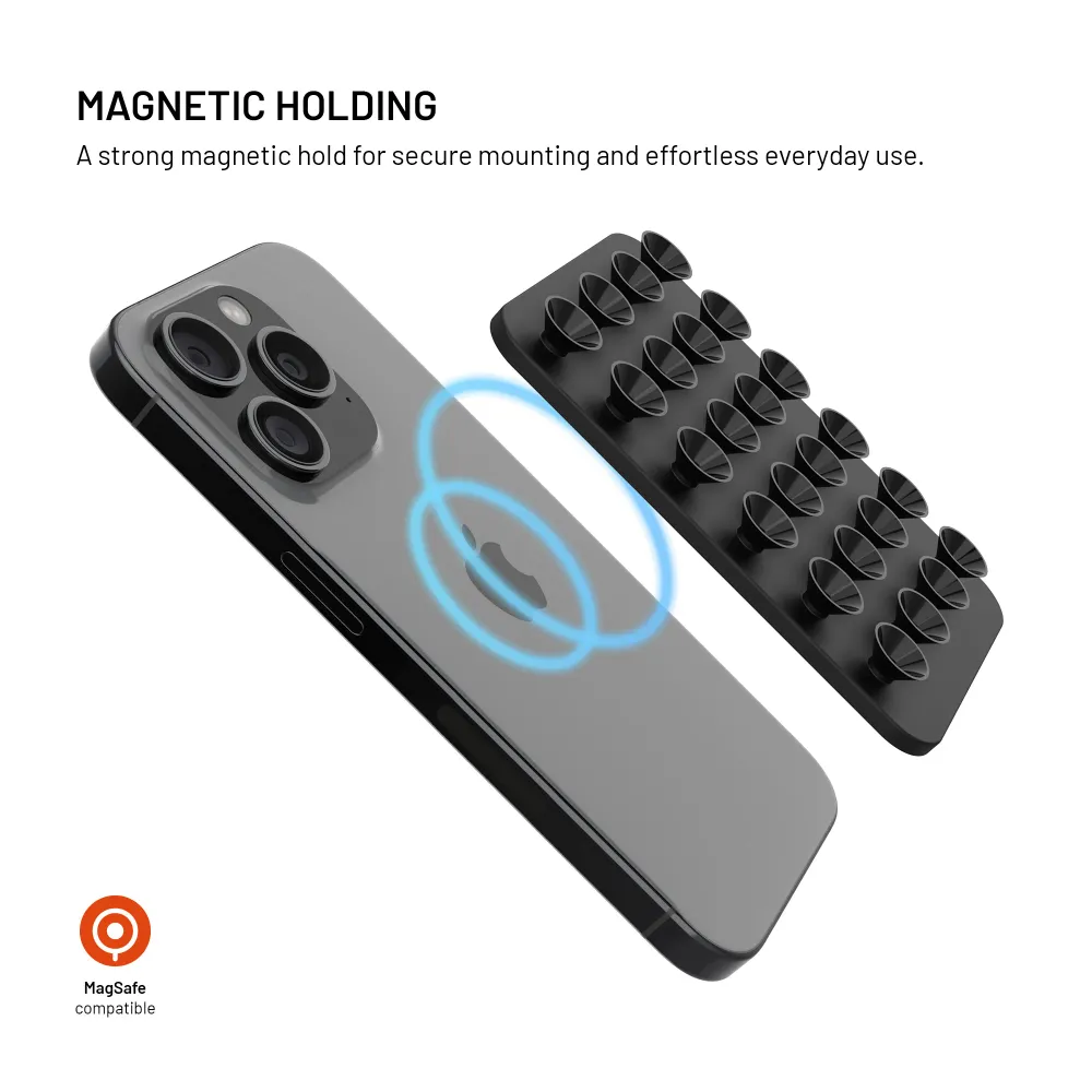 MagSafe držák s přísavkami FIXED MagMate, černý