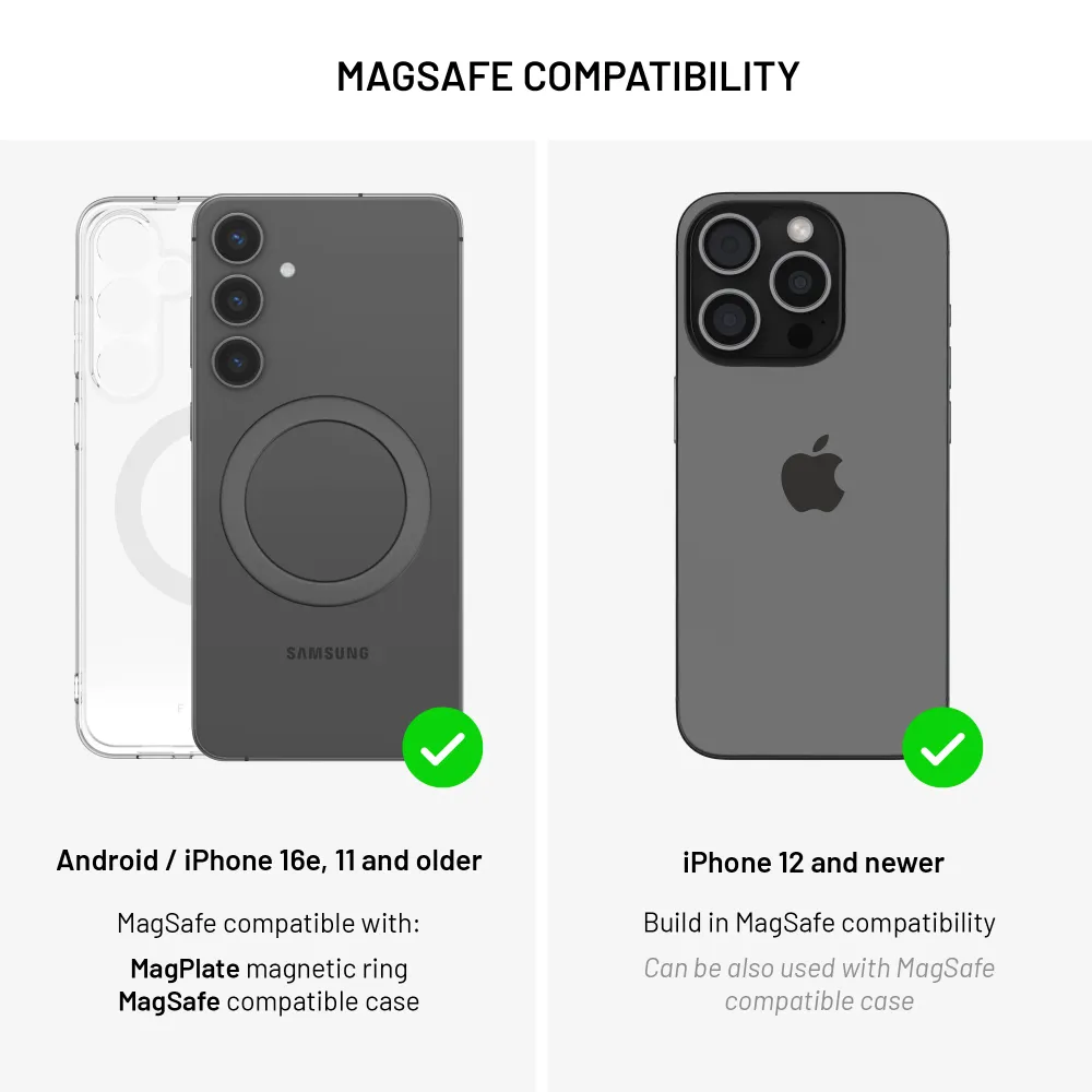 MagSafe držák s přísavkami FIXED MagMate, tyrkysový