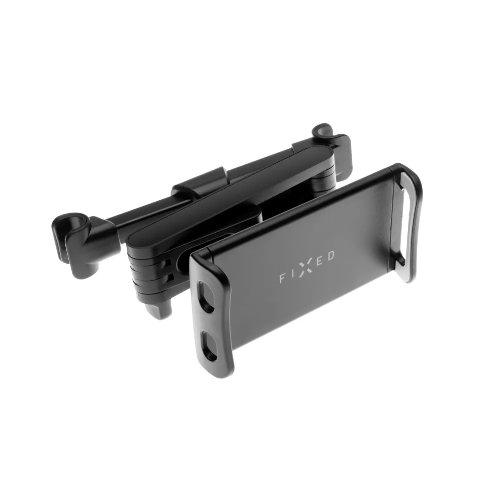 Univerzální držák pro tablety FIXED Tab Passenger 2 s uchycením do opěrky hlavy s nastavitelným ramenem, černý