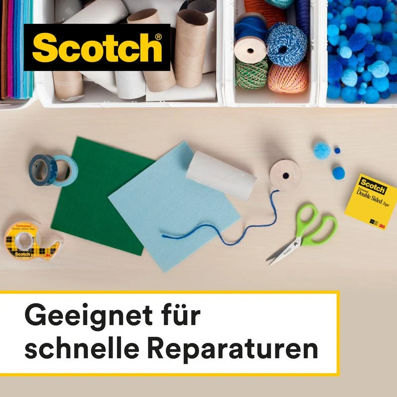 Scotch® s dvojitá lepicí páska, 1 role, 19 mm x 33 m | Pack (1 roll)