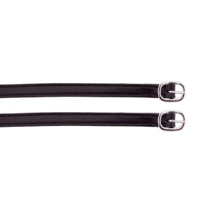 Sporenriemen aus Leder, 13 mm Black Einheitsgröße