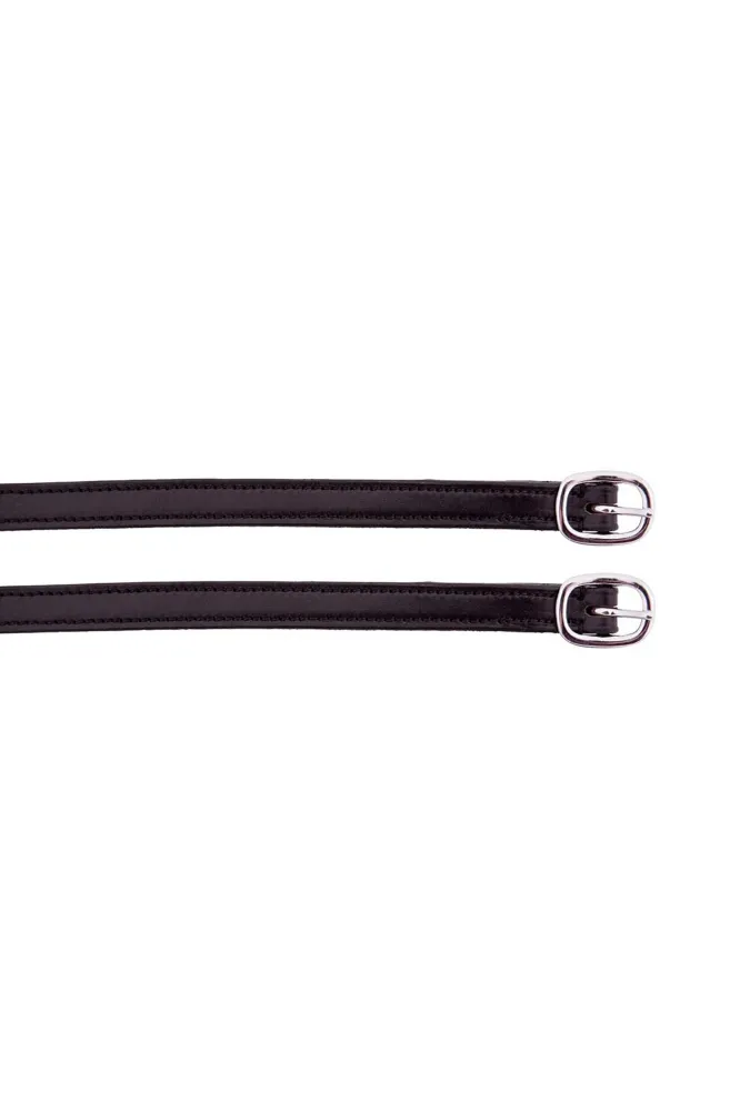 Sporenriemen aus Leder, 13 mm Black Einheitsgröße