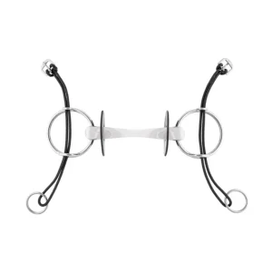 Nathe Filetto elevatore 20 mm con imboccatura flessibile Mullen (anello da 70 mm) No Color 140 mm