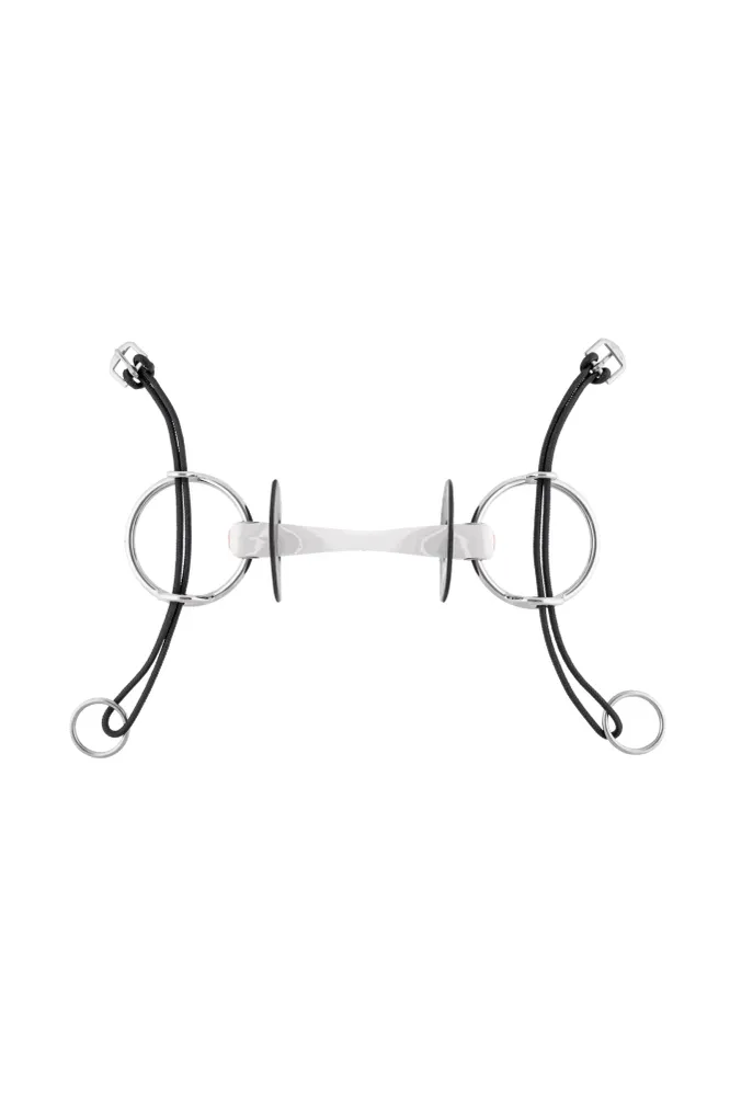 Nathe Filetto elevatore 20 mm con imboccatura flessibile Mullen (anello da 70 mm) No Color 140 mm