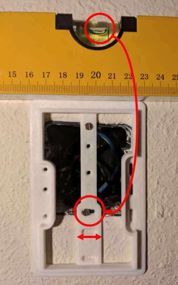 Philips Hue Dimmer plade til stikkontakt dåse Hvid