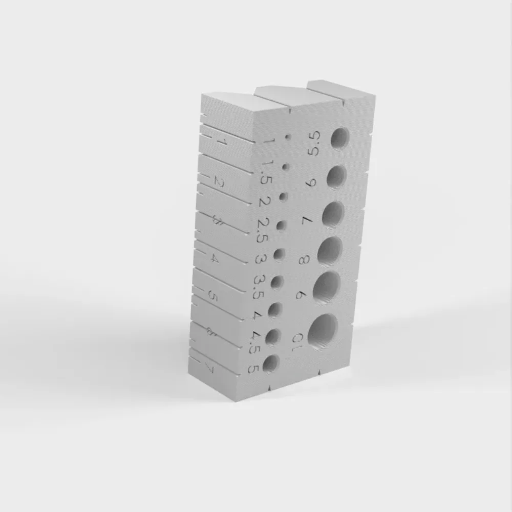 Billig og simpel boreguide: Drill Block Hvid
