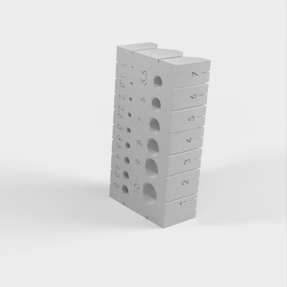 Billig og simpel boreguide: Drill Block Hvid