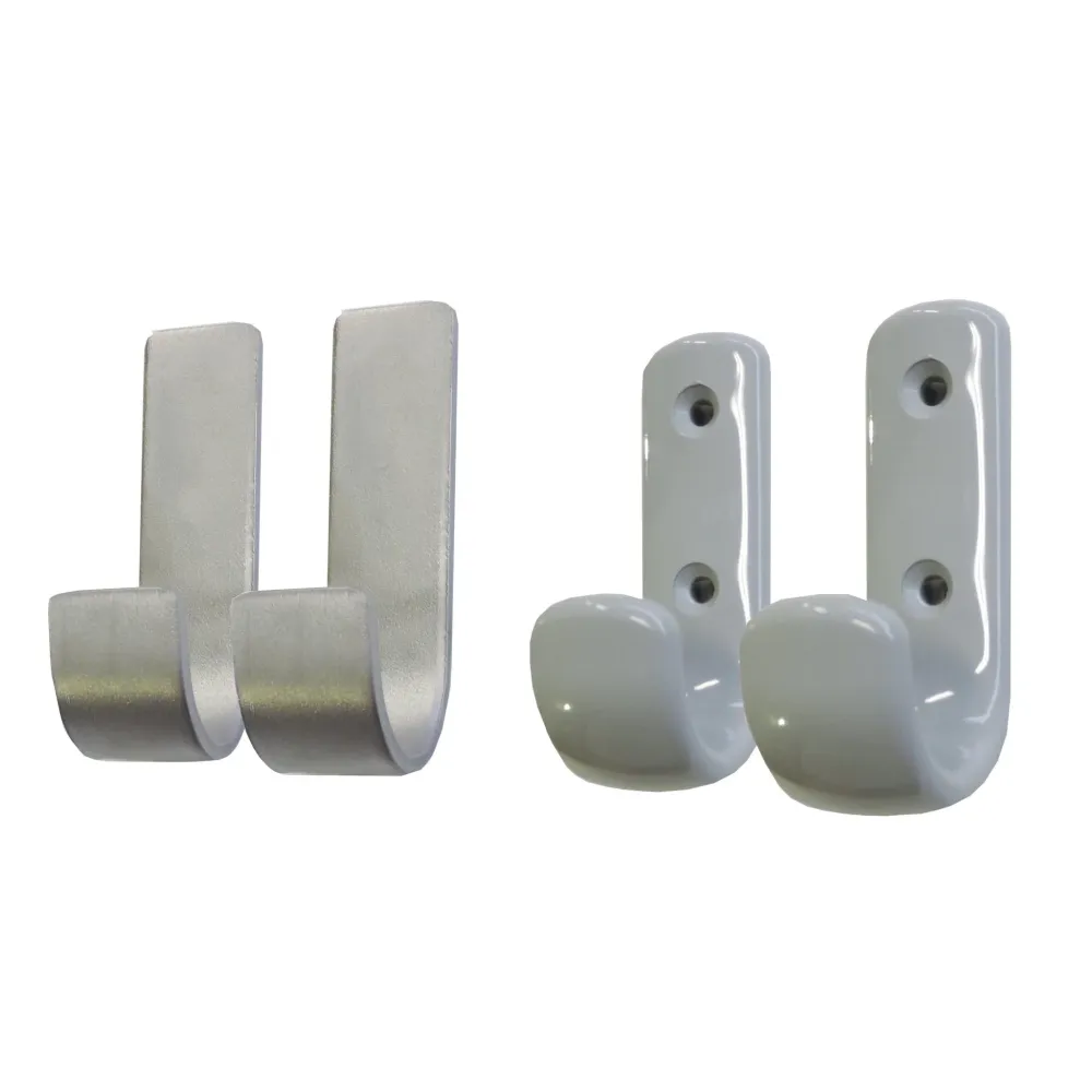 Novocal Planette Hooks lavet af plastfarve: Grå sæt = 2 pc | Pakke (1 stykke)