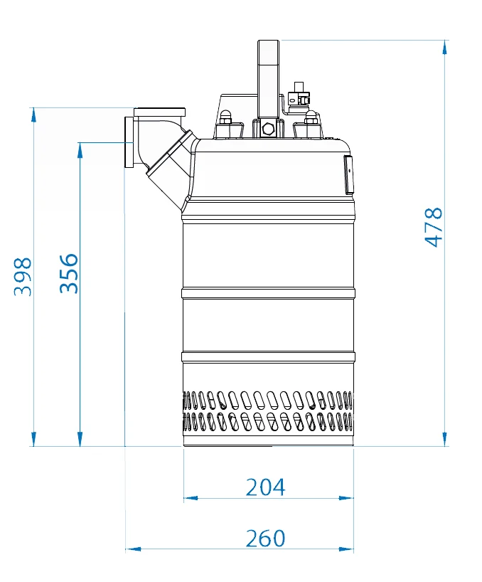 Kappa K120.2.50 M/G - H (1,2 kW, 230 V) Hanba čerpadla s plavcem