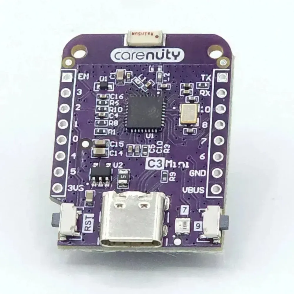 Carenuity Original C3-Mini v2.2.1: Vývojová deska ESP32-C3 pro IoT